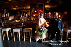 Rebecka & Clinton at Cliff Bells Detroit MI wedding photograph