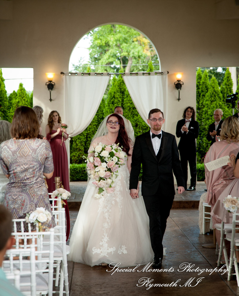 Stephanie & Tristan at Crystal Gardens Howell MI wedding photography