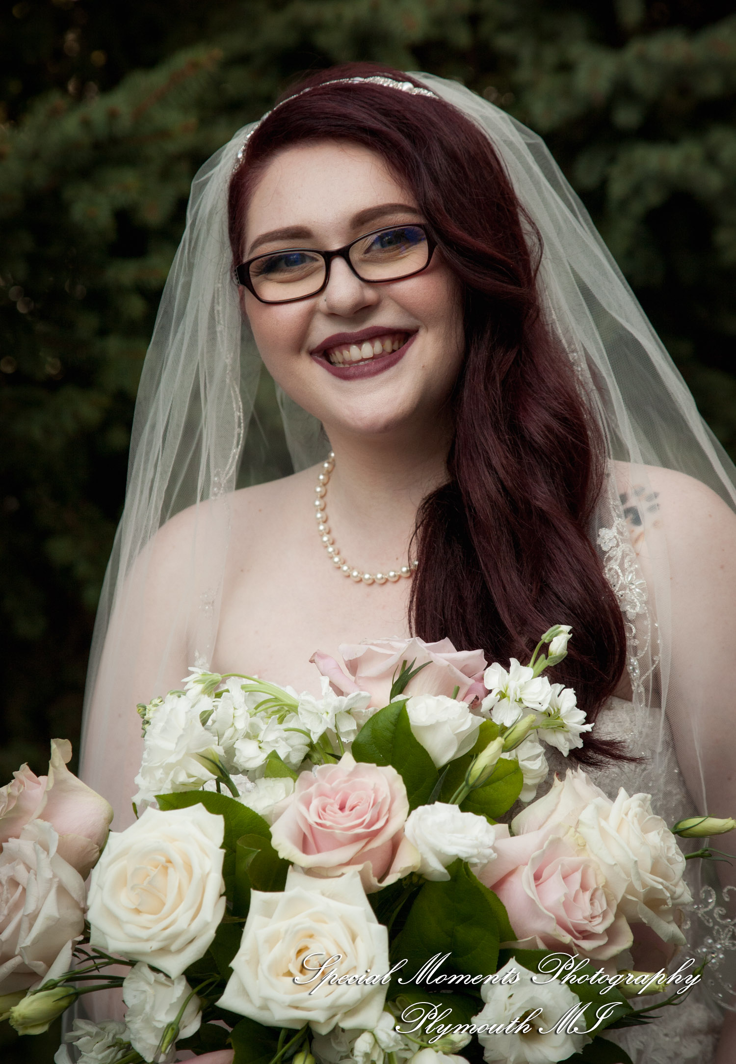 Stephanie & Tristan at Crystal Gardens Howell MI wedding photography