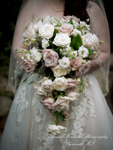 Stephanie & Tristan at Crystal Gardens Howell MI wedding photography