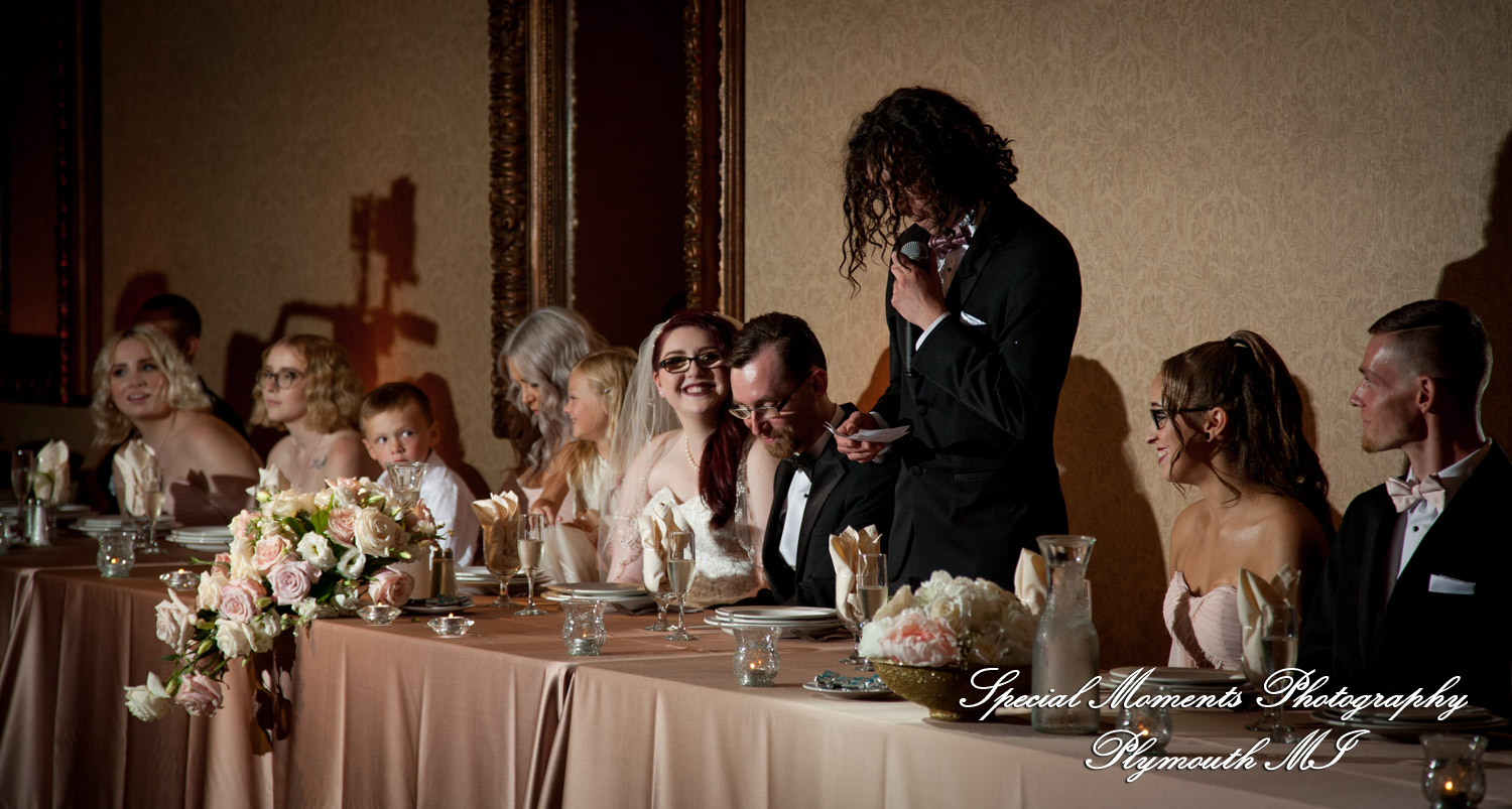 Stephanie & Tristan at Crystal Gardens Howell MI wedding photography