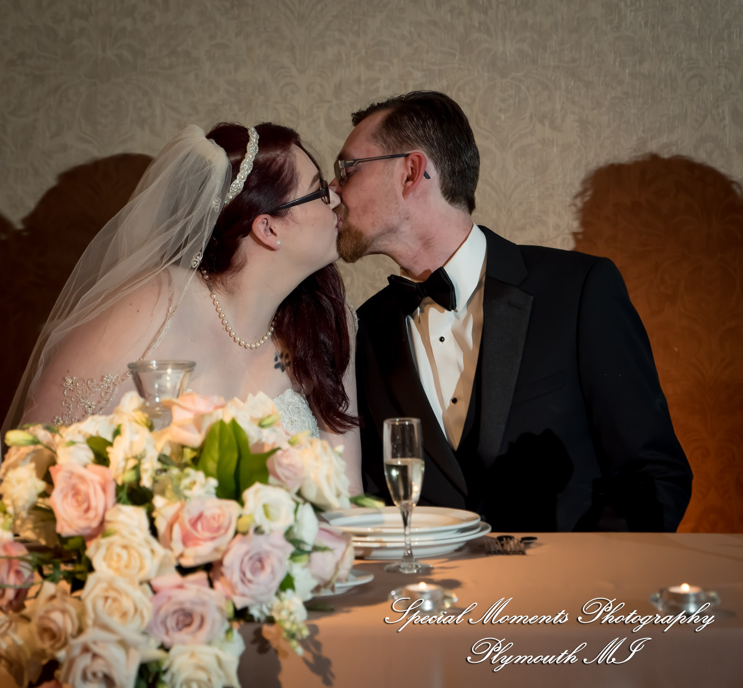 Stephanie & Tristan at Crystal Gardens Howell MI wedding photography