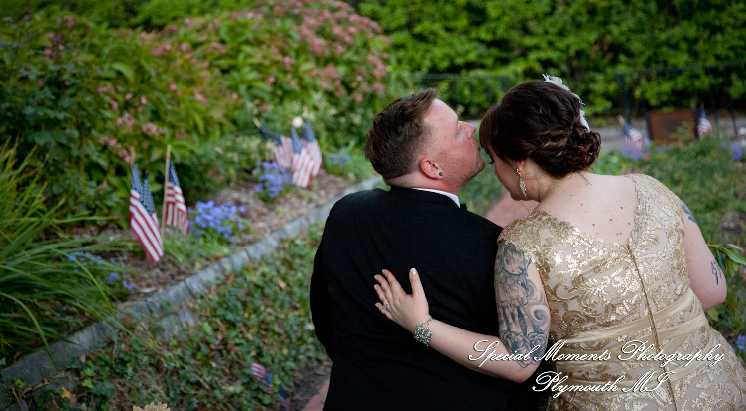 Rebecka & Clinton at Grosse Pointe War Memorial Grosse Pointe Farms MI wedding photograph
