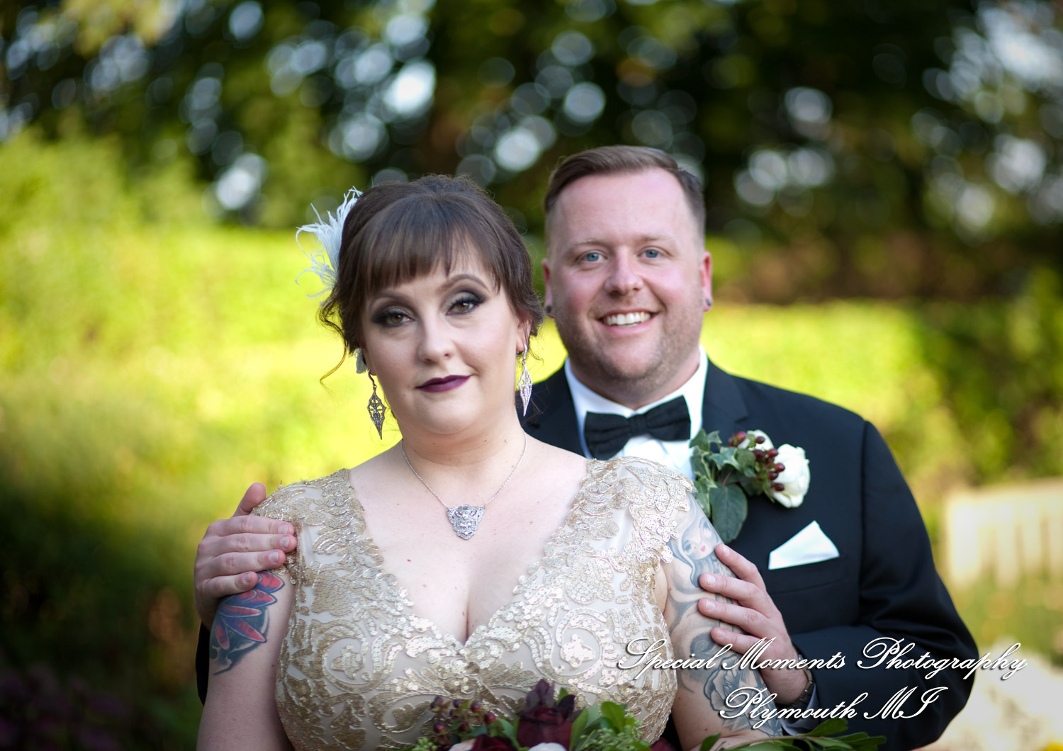 Rebecka & Clinton at Grosse Pointe War Memorial Grosse Pointe Farms MI wedding photograph