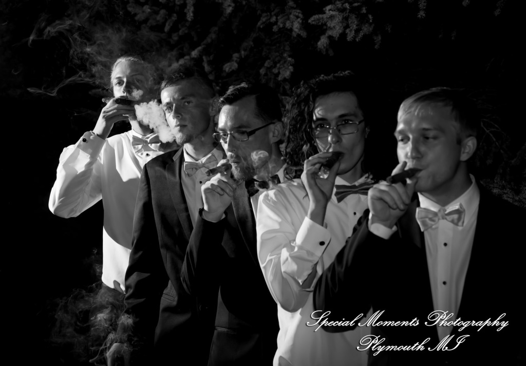 Stephanie & Tristan at Crystal Gardens Howell MI wedding photography