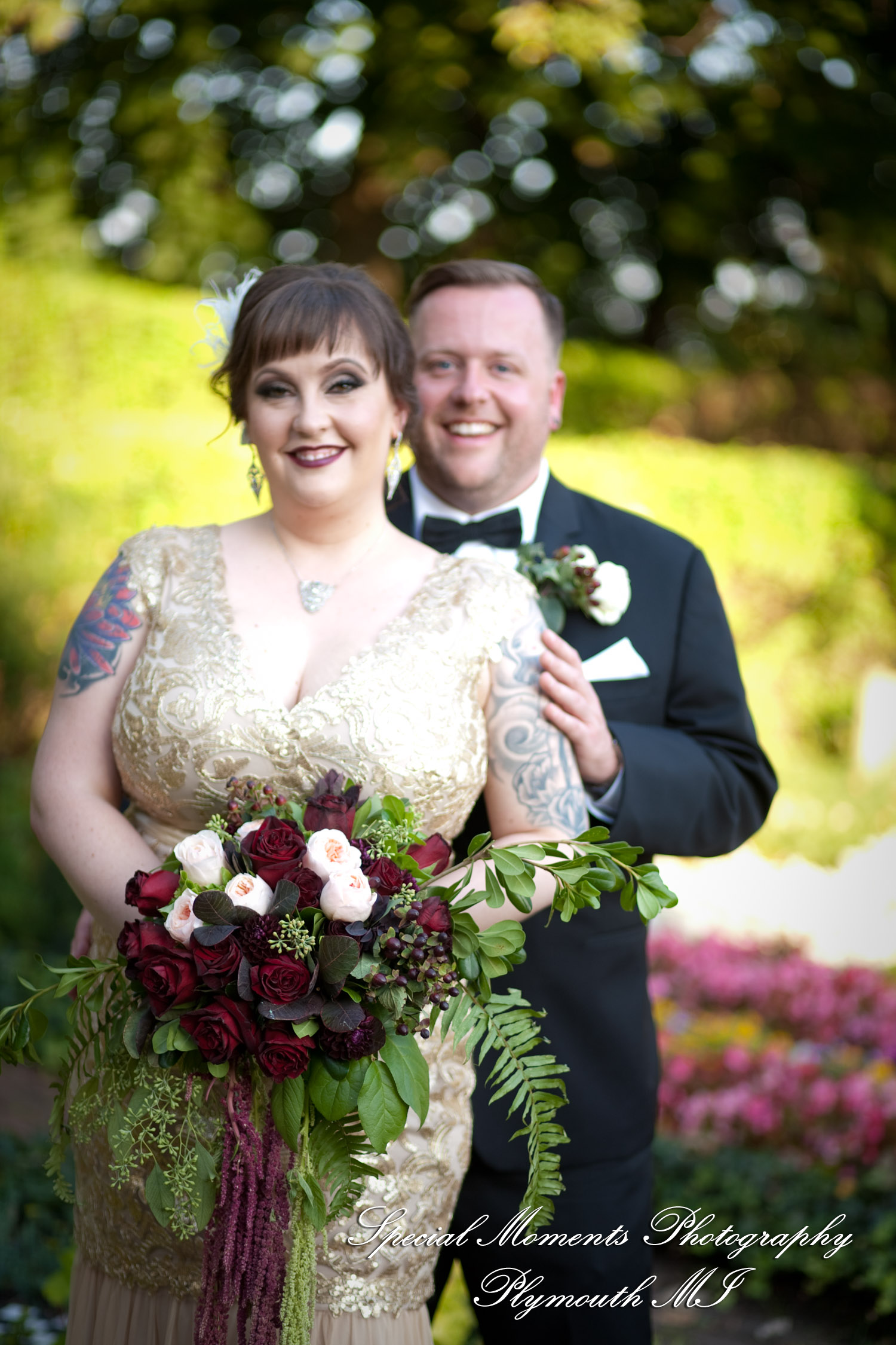 Rebecka & Clinton at Grosse Pointe War Memorial Grosse Pointe Farms MI wedding photograph