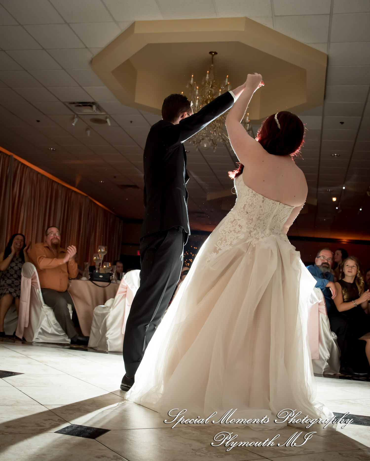 Stephanie & Tristan at Crystal Gardens Howell MI wedding photography