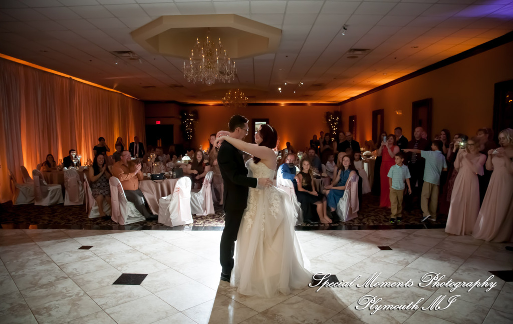 Stephanie & Tristan at Crystal Gardens Howell MI wedding photography