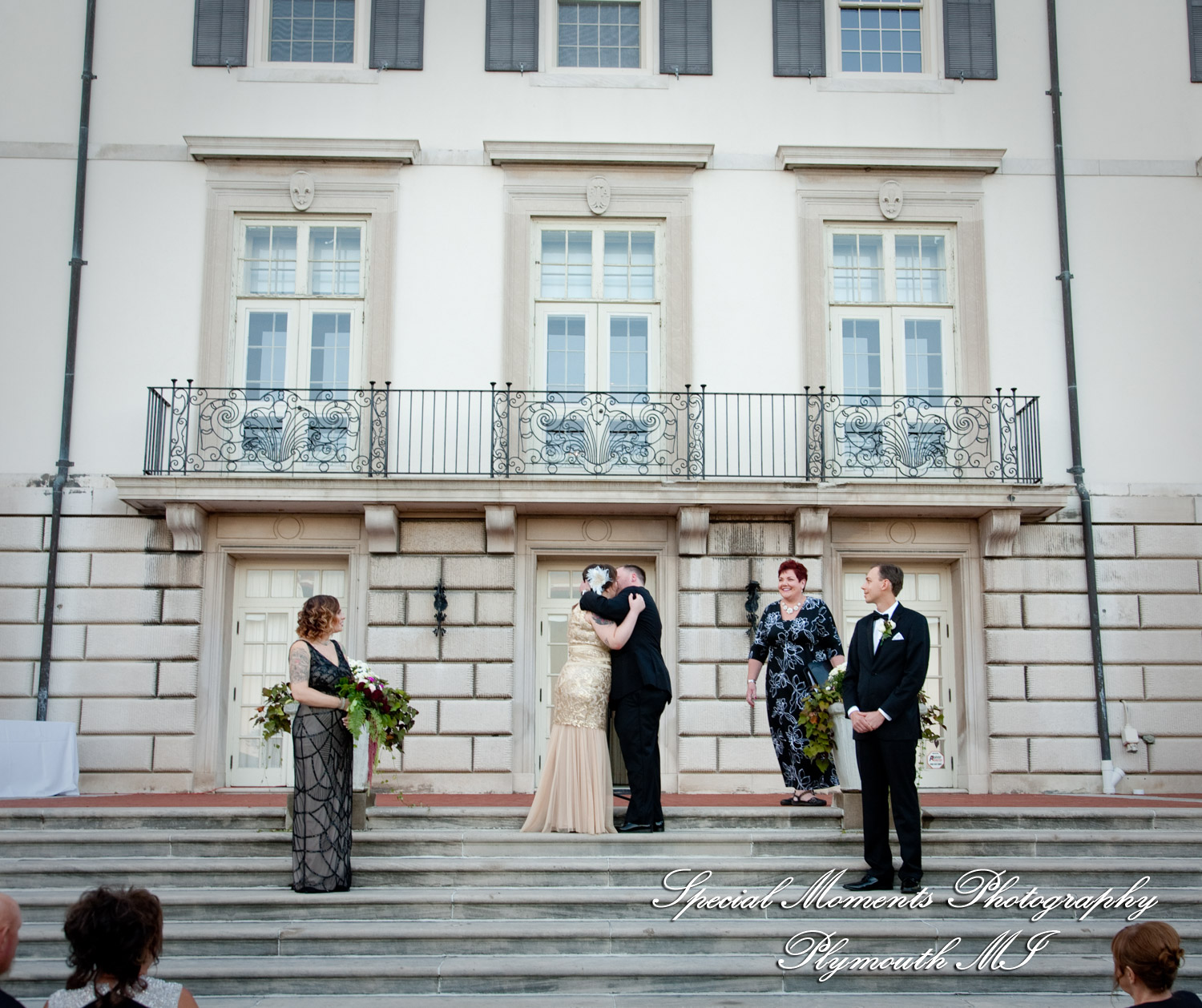 Rebecka & Clinton at Grosse Pointe War Memorial Grosse Pointe Farms MI wedding photograph