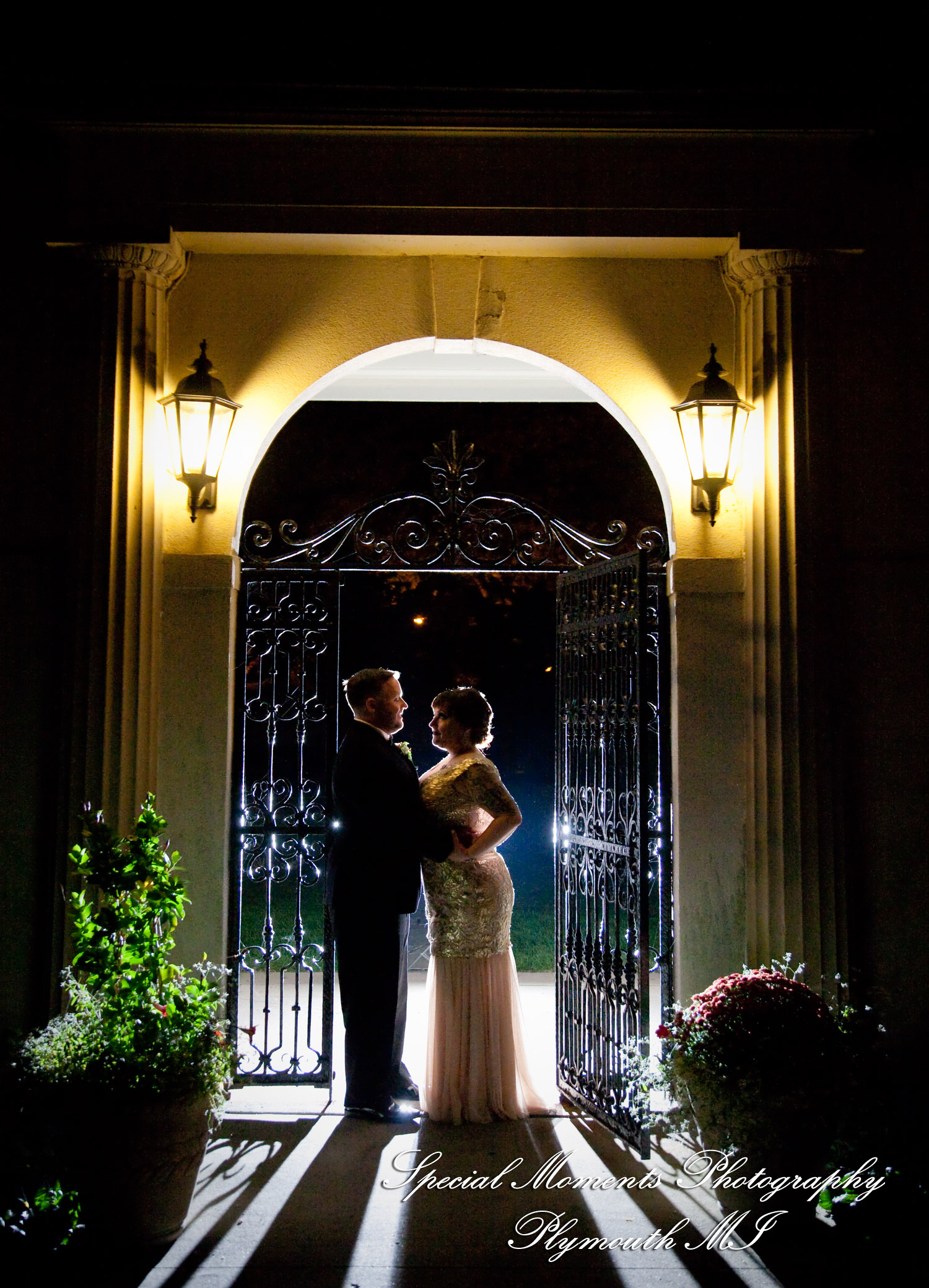 Rebecka & Clinton at Grosse Pointe War Memorial Grosse Pointe Farms MI wedding photograph