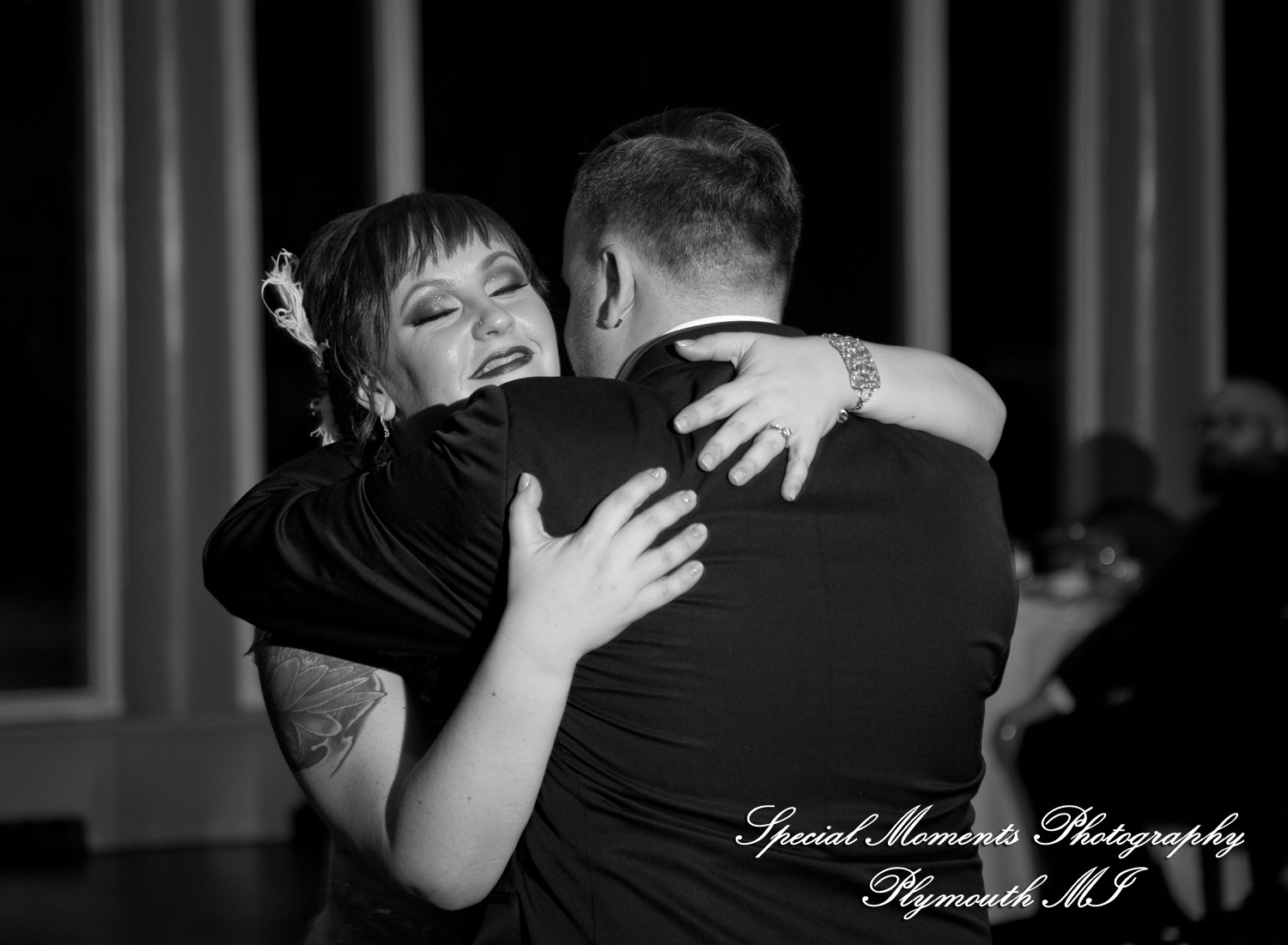 Rebecka & Clinton at Grosse Pointe War Memorial Grosse Pointe Farms MI wedding photograph