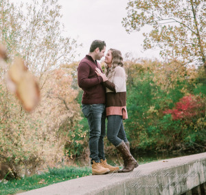 Ashley & Joe at Wilcox Lake Plymouth MI engagement photography