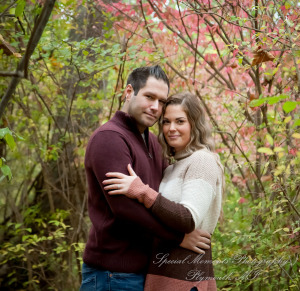 Ashley & Joe at Wilcox Lake Plymouth MI engagement photography