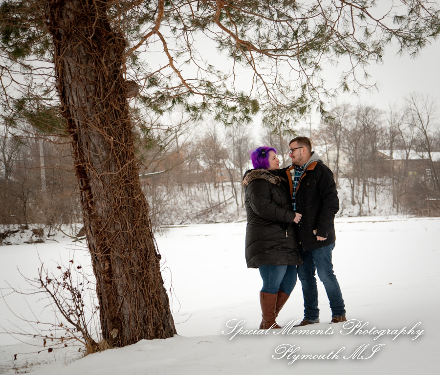 Emily & Ottie at St. John's Resort Plymouth MI engagement photography