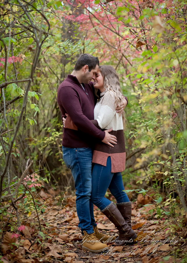 Ashley & Joe at Wilcox Lake Plymouth MI engagement photography