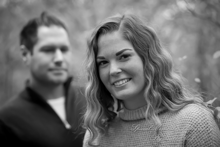 Ashley & Joe at Wilcox Lake Plymouth MI engagement photography
