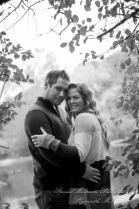 Ashley & Joe at Wilcox Lake Plymouth MI engagement photography