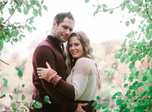 Ashley & Joe at Wilcox Lake Plymouth MI engagement photography