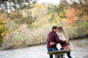 Ashley & Joe at Wilcox Lake Plymouth MI engagement photography