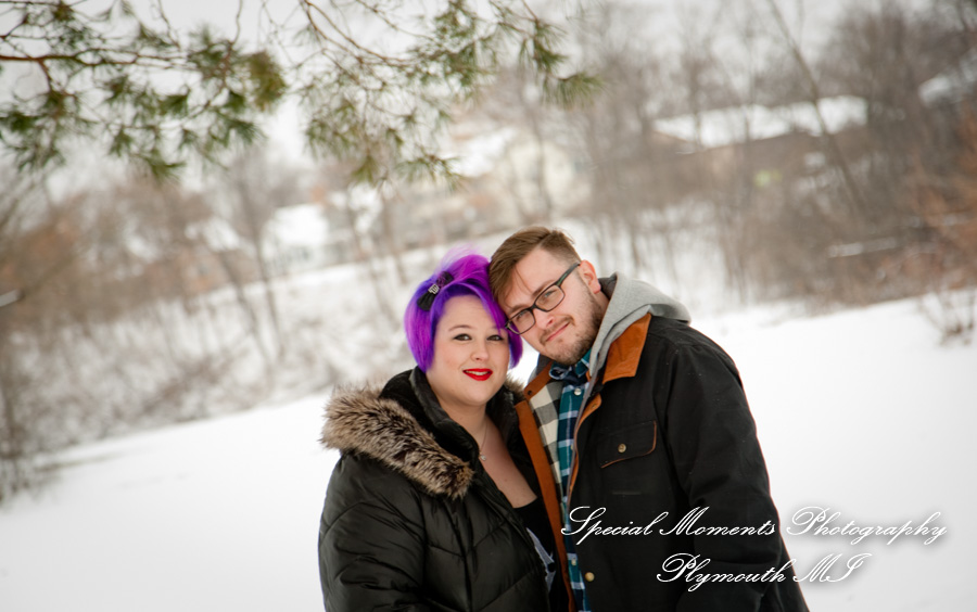 Emily & Ottie at St. John's Resort Plymouth MI engagement photography
