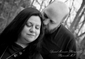 Tiffany & Scott at The River Walk Rochester MI engagement photography