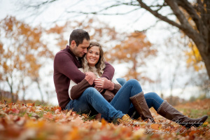Ashley & Joe at Wilcox Lake Plymouth MI engagement photography