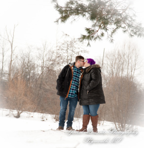 Emily & Ottie at St. John's Resort Plymouth MI engagement photography