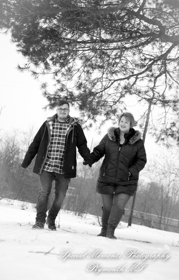 Emily & Ottie at St. John's Resort Plymouth MI engagement photography