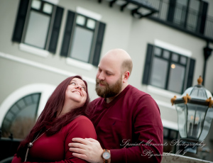 Tiffany & Scott at The River Walk Rochester MI engagement photography