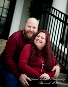 Tiffany & Scott at The River Walk Rochester MI engagement photography