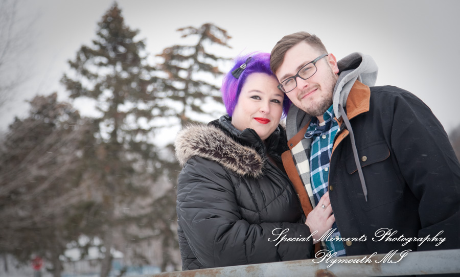Emily & Ottie at St. John's Resort Plymouth MI engagement photography