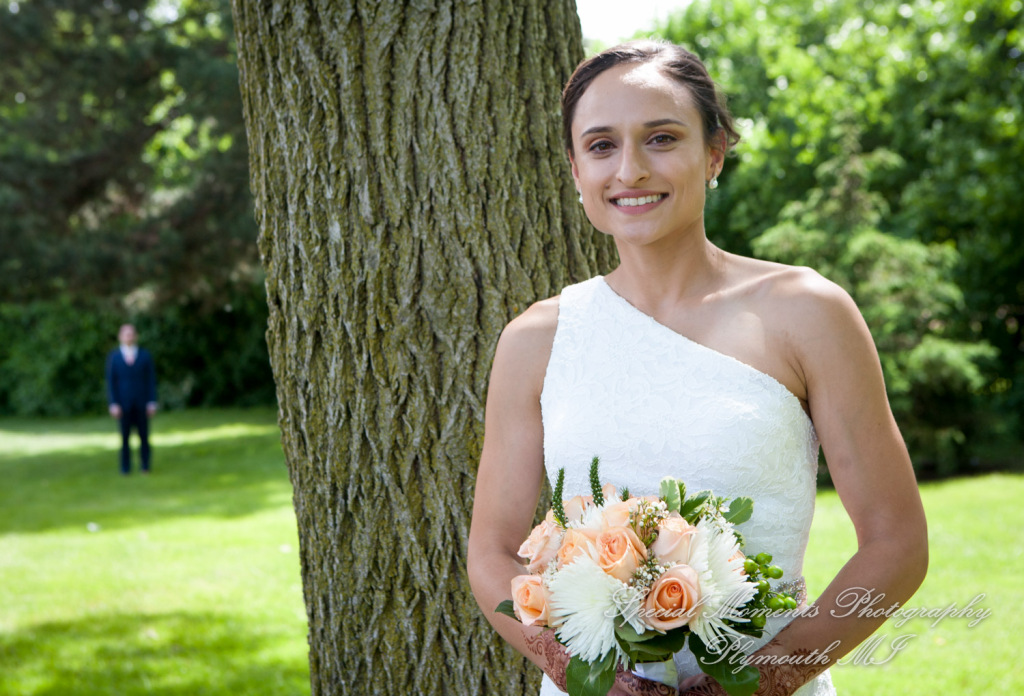 Alisha & Jacob at Plymouth Township Park Plymouth MI wedding photography