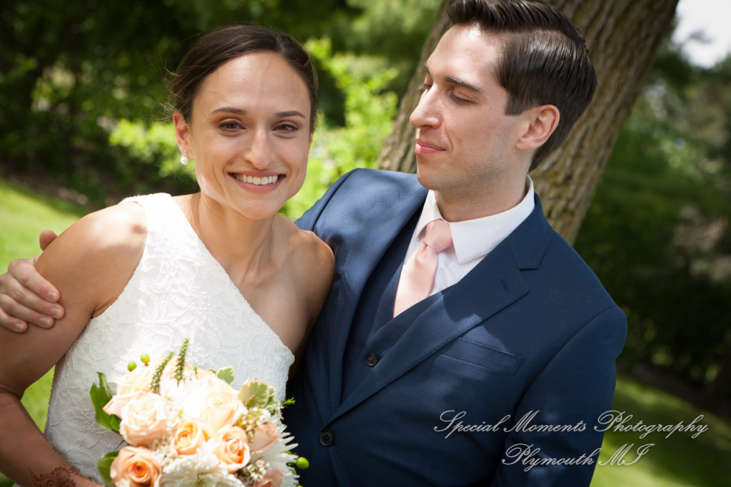 Alisha & Jacob at Plymouth Township Park Plymouth MI wedding photography