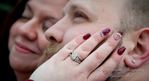 Tiffany & Scott at The River Walk Rochester MI engagement photography