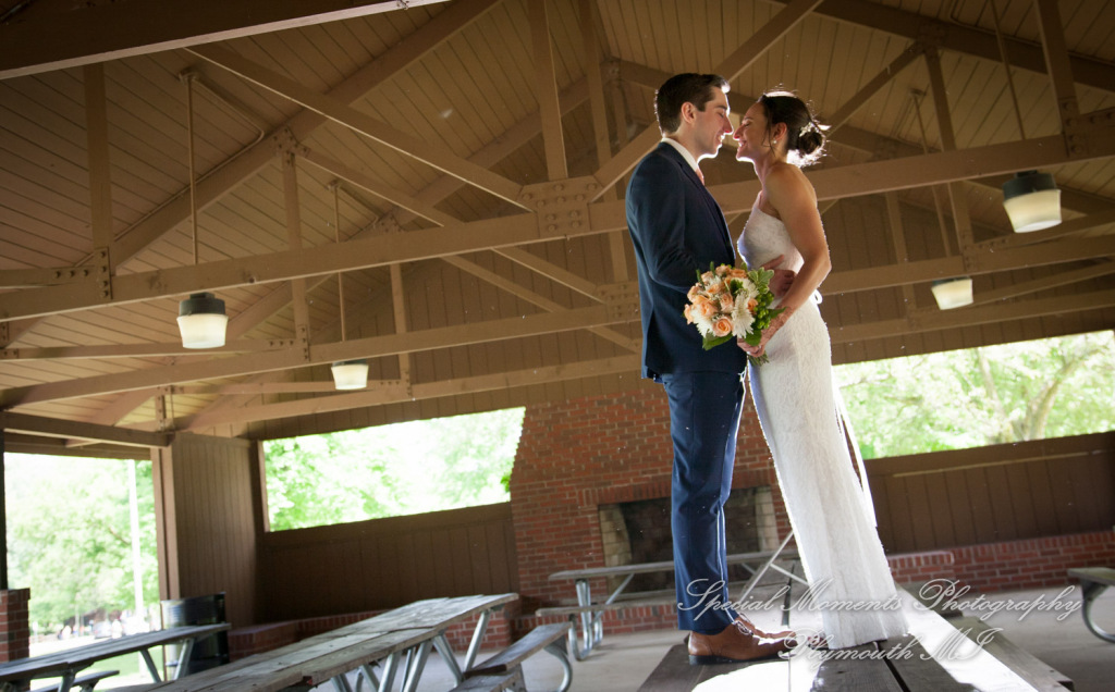 Alisha & Jacob at Plymouth Township Park Plymouth MI wedding photography