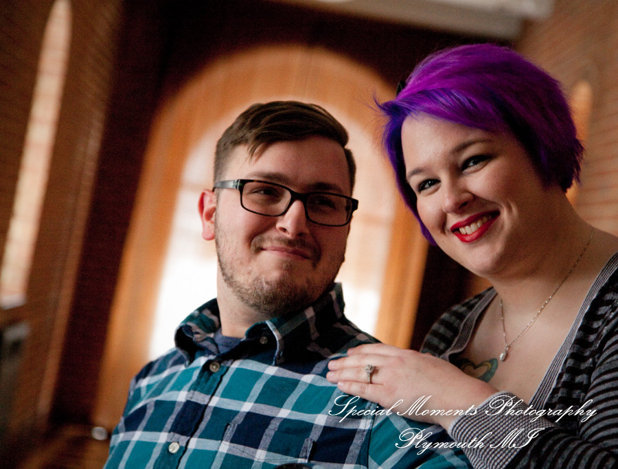 Emily & Ottie at St. John's Resort Plymouth MI engagement photography