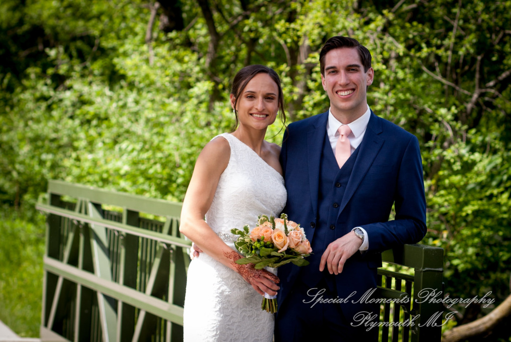 Alisha & Jacob at Plymouth Township Park Plymouth MI wedding photography