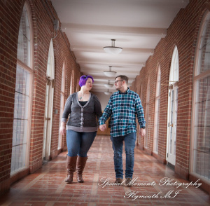 Emily & Ottie at St. John's Resort Plymouth MI engagement photography