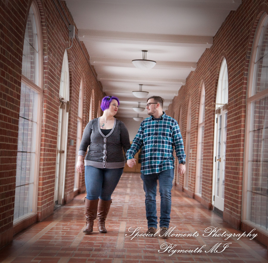 Emily & Ottie at St. John's Resort Plymouth MI engagement photography