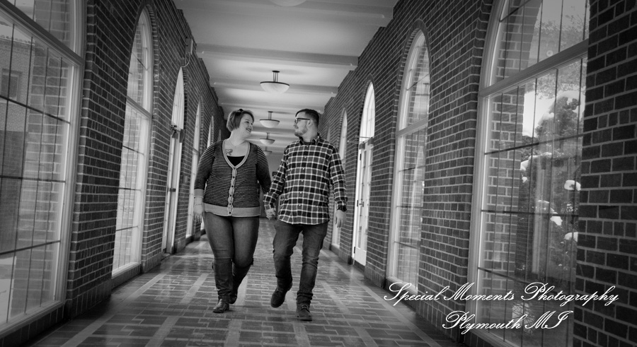 Emily & Ottie at St. John's Resort Plymouth MI engagement photography