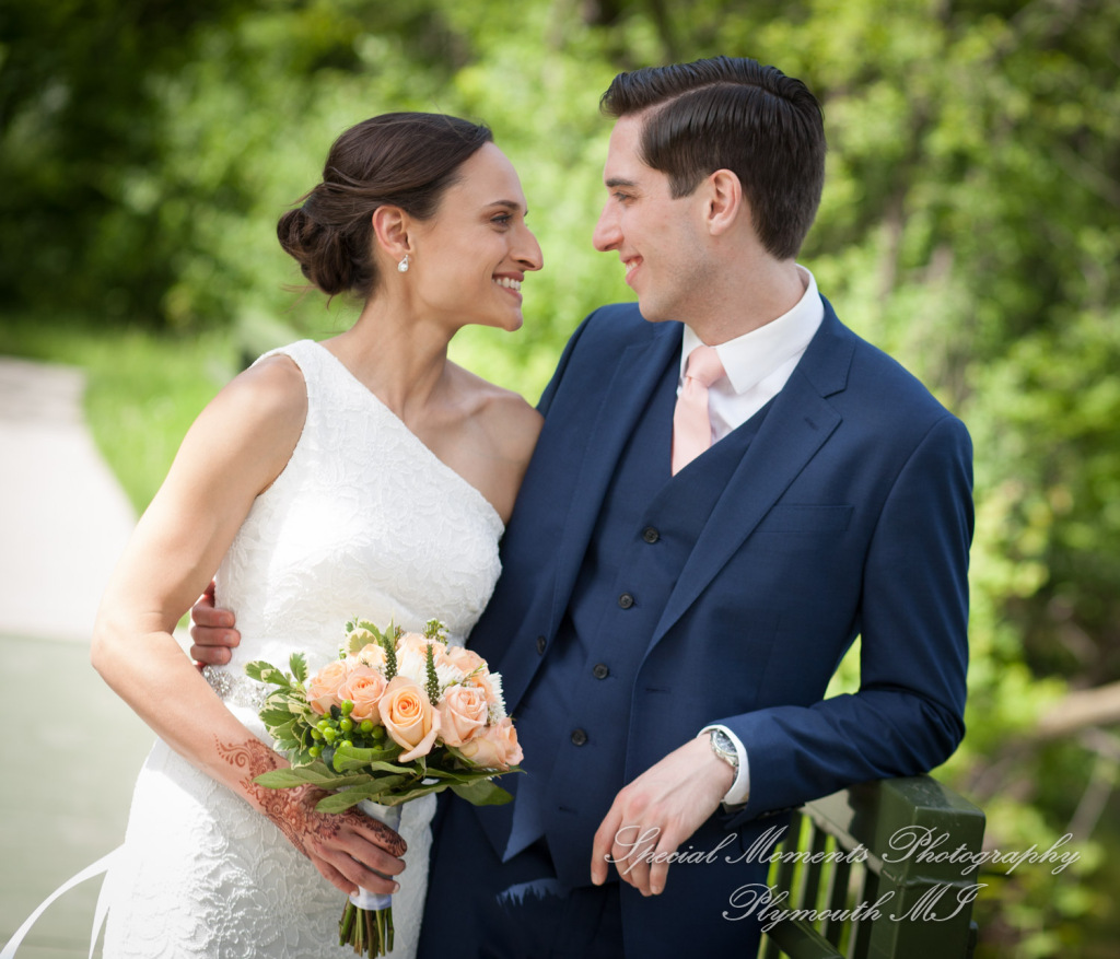 Alisha & Jacob at Plymouth Township Park Plymouth MI wedding photography