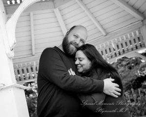 Tiffany & Scott at The River Walk Rochester MI engagement photography