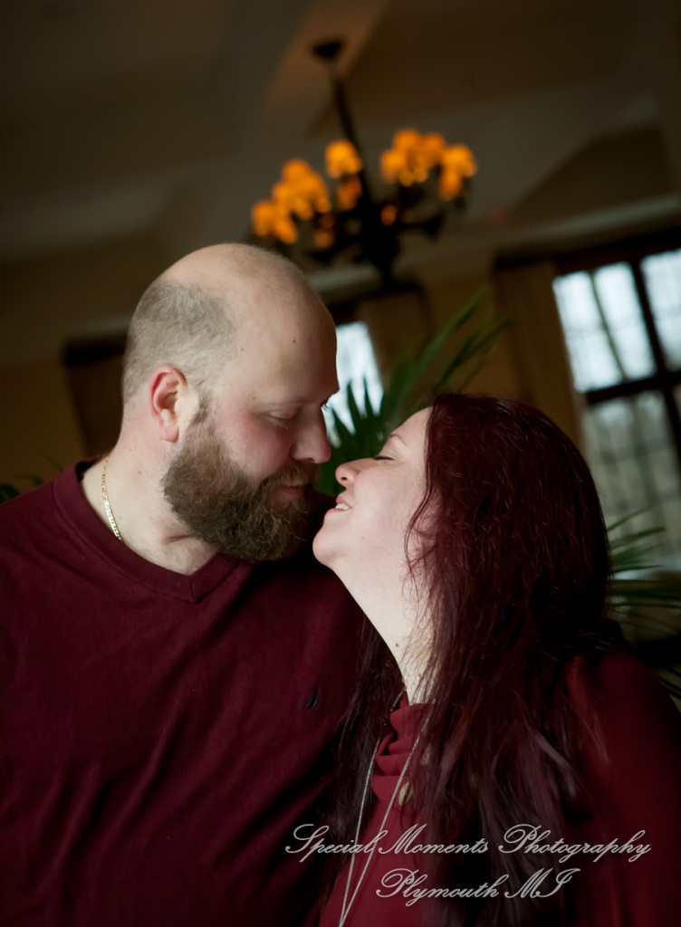 Tiffany & Scott at The River Walk Rochester MI engagement photography