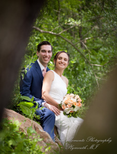 Alisha & Jacob at Plymouth Township Park Plymouth MI wedding photography