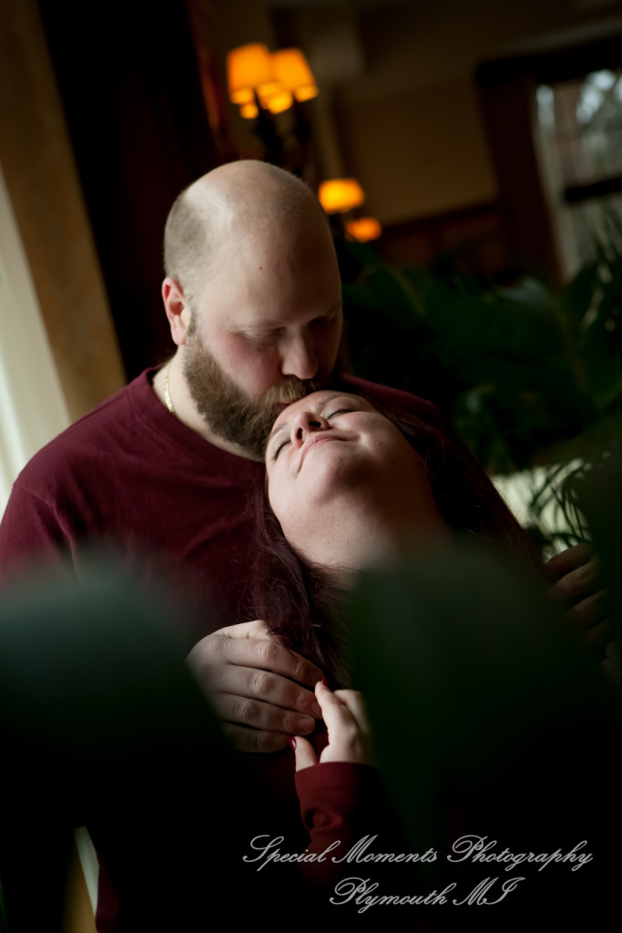 Tiffany & Scott at The River Walk Rochester MI engagement photography