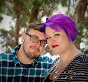 Emily & Ottie at St. John's Resort Plymouth MI engagement photography
