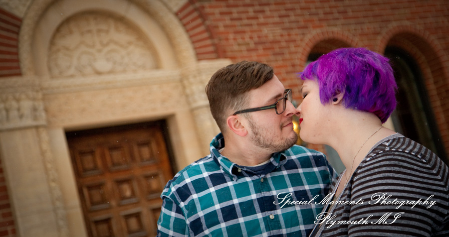 Emily & Ottie at St. John's Resort Plymouth MI engagement photography