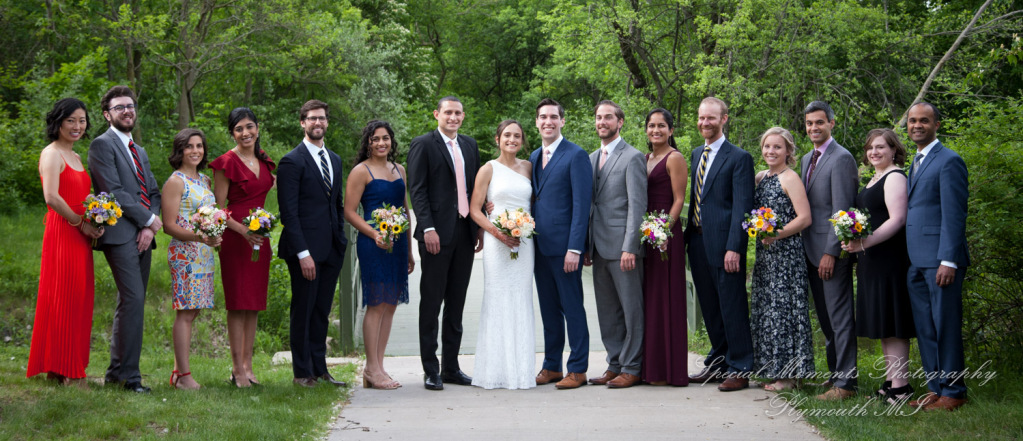 Alisha & Jacob at Plymouth Township Park Plymouth MI wedding photography
