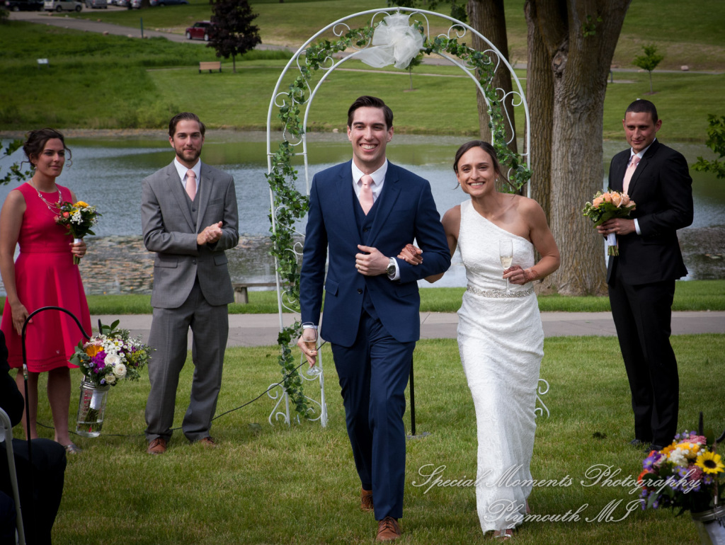 Alisha & Jacob at Plymouth Township Park Plymouth MI wedding photography