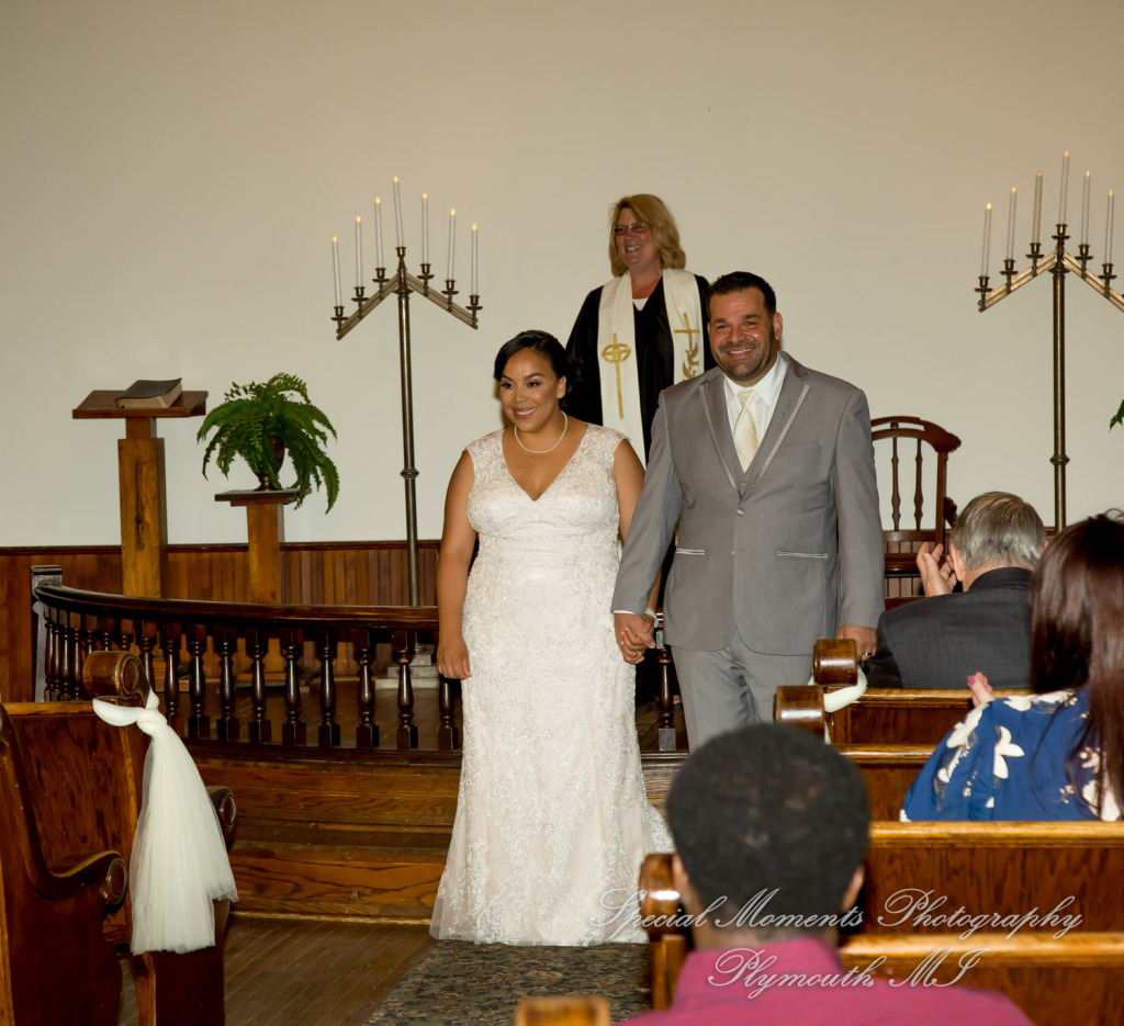 Patricia & Michael at Greenmead Church Livonia MI wedding photography